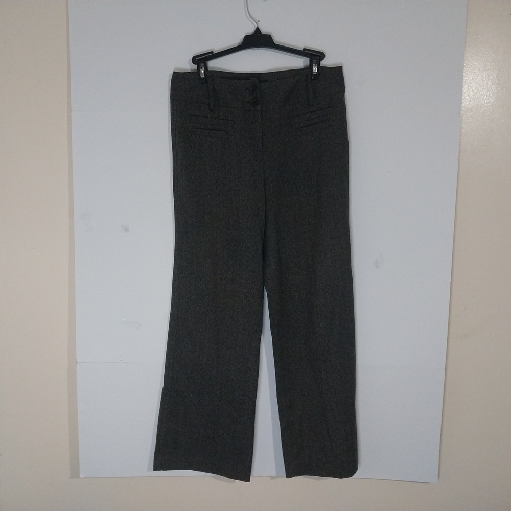 Larry Levine Size 8P Women"s Pants Elegant,Formal  Charcoal Trousers